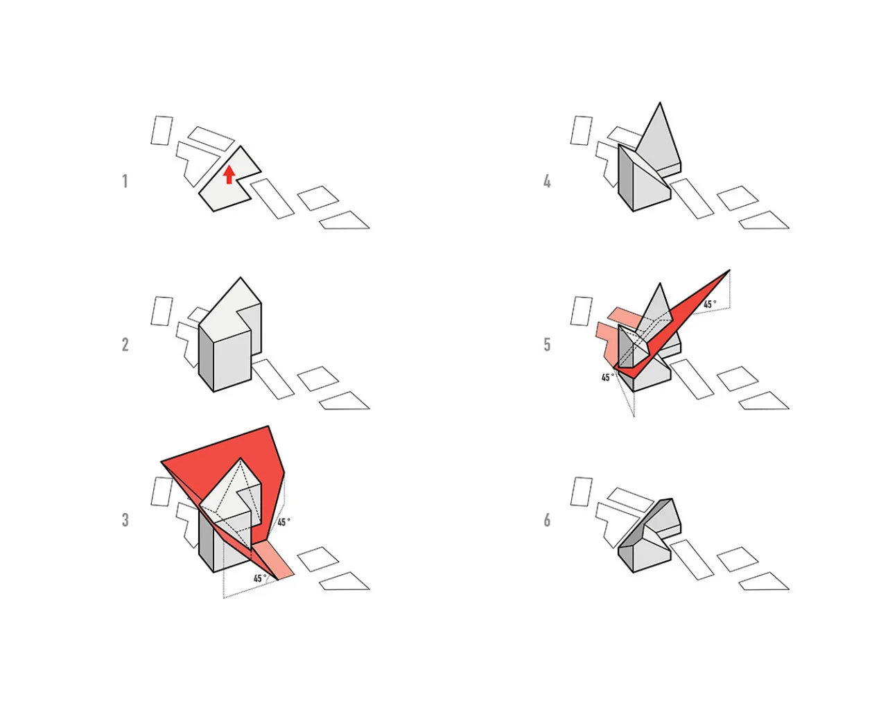 每日一例概念建筑：587 多边斜坡屋顶