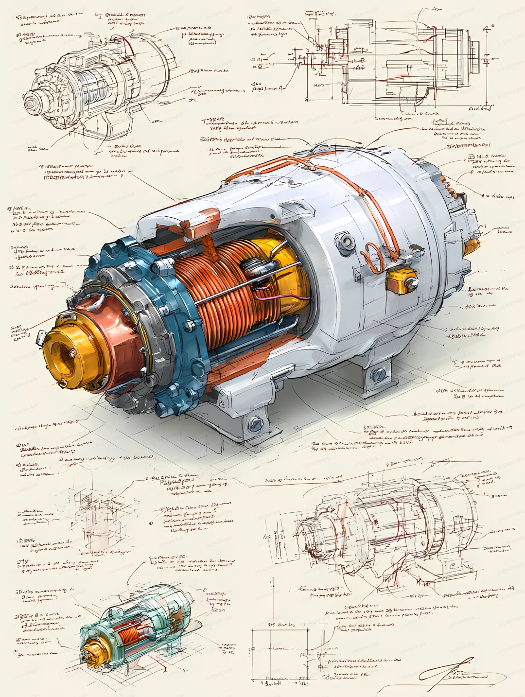 直流电机|提示词分享
