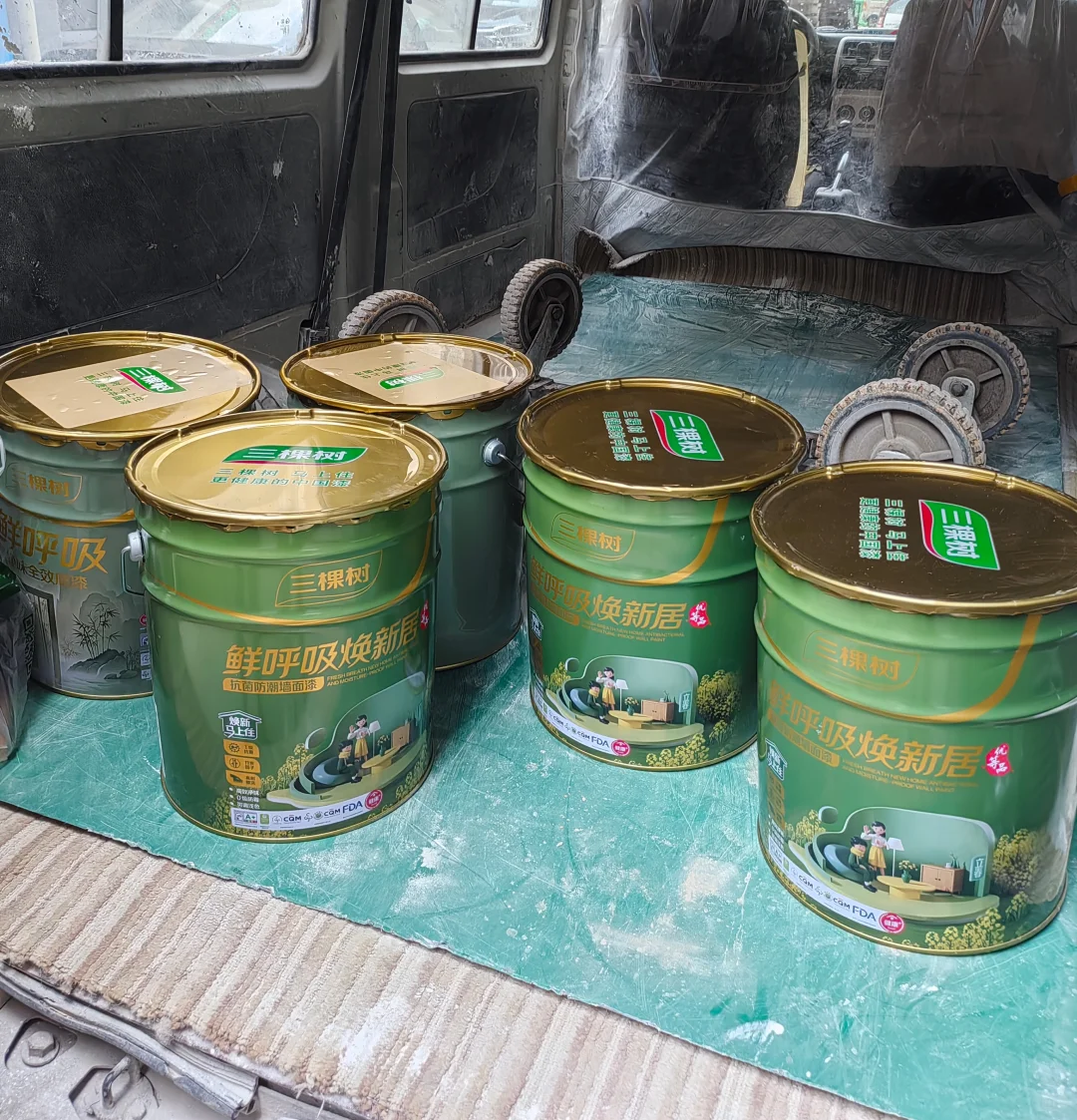 鲜呼吸焕新居抗菌防潮墙面漆