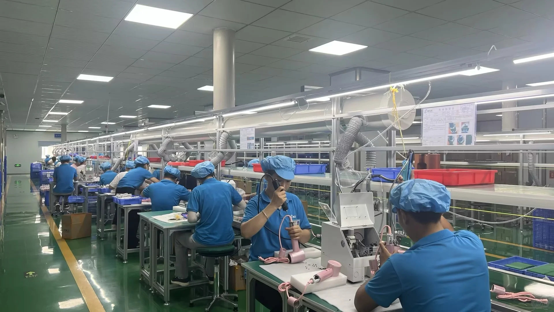 高速吹风机源头工厂生产车间