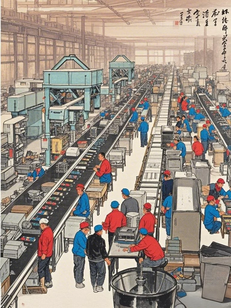 90年代东莞电子厂，藏在工笔画里的奋斗