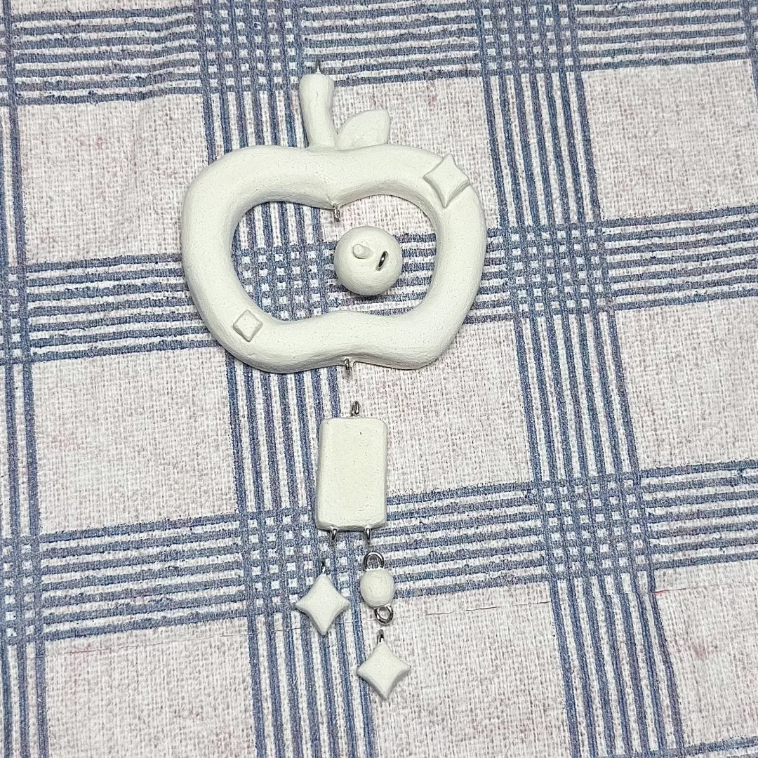 石塑粘土教程｜貌美?车挂，苹苹安安?