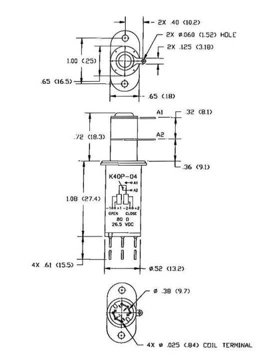 泰科TE继电器K40P-04：高压真空继电器