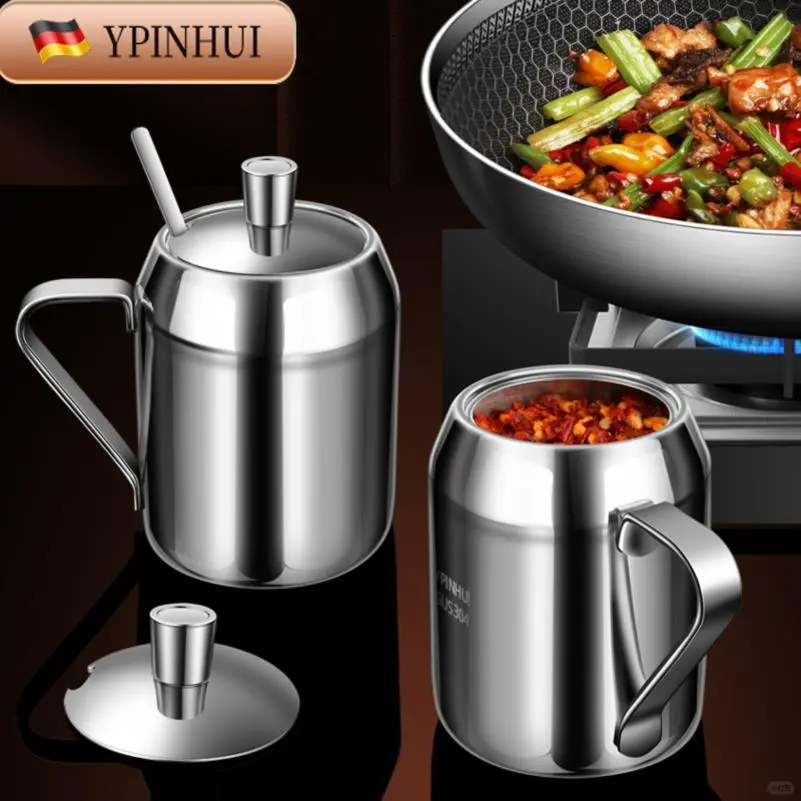 厨房神器！304不锈钢调料罐套装?✨