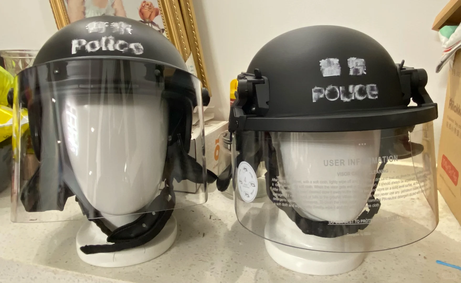 MSA防爆盔和国产某牌防爆盔