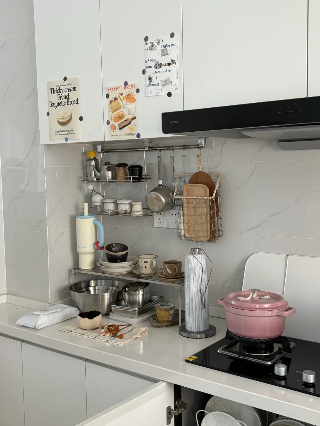 无滤镜下的厨房｜17:30收纳好的干净厨房