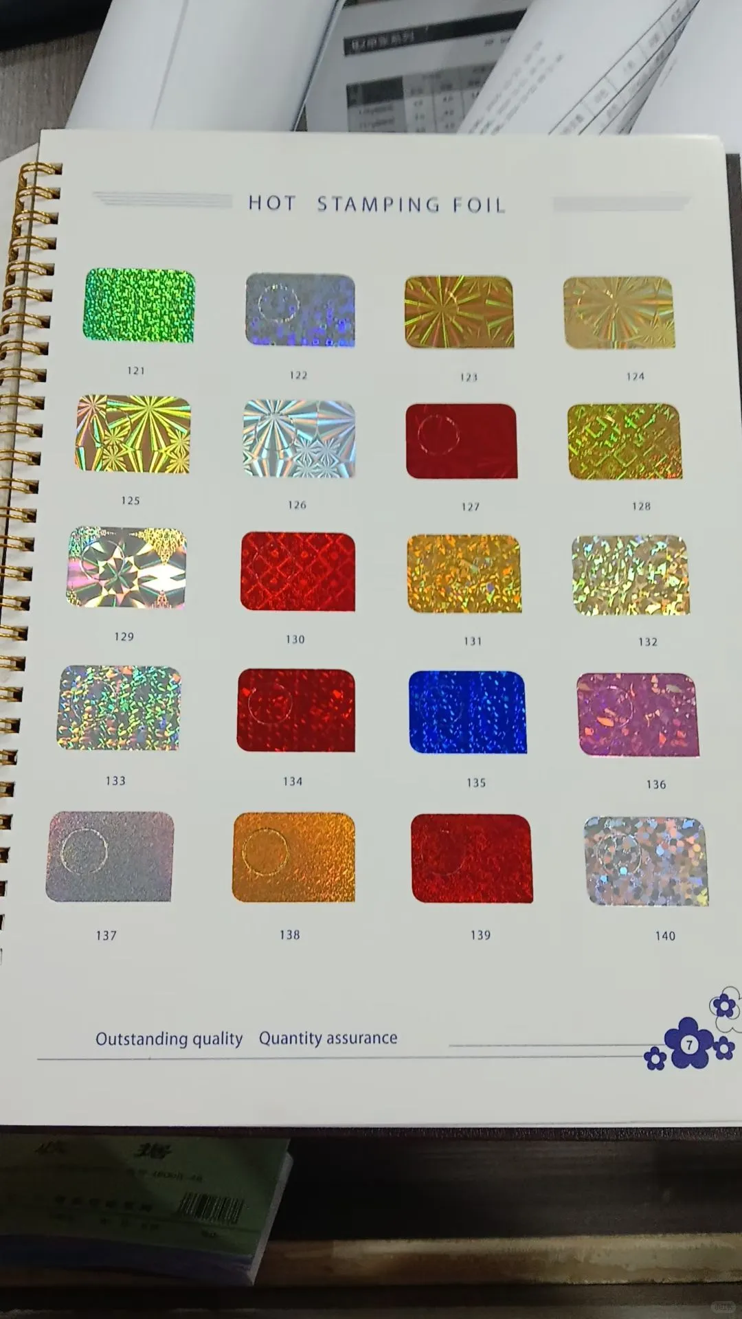 印刷包装烫金色纸,有多少种类?
