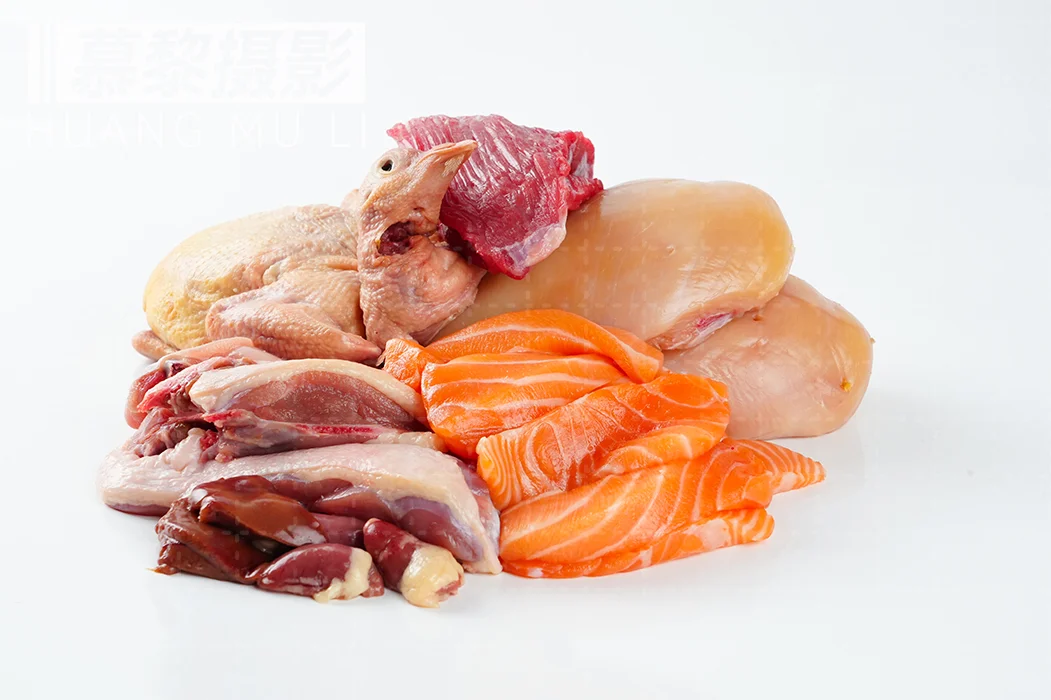 鲜肉白底图拍摄节选