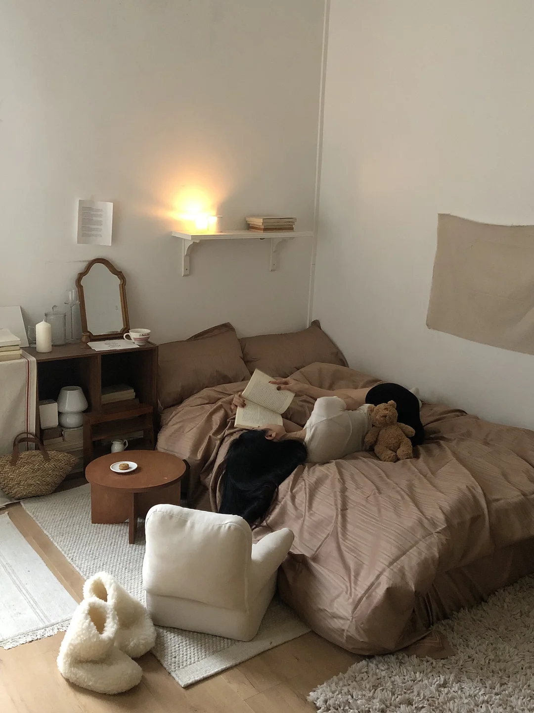 好干净的冬日小卧室