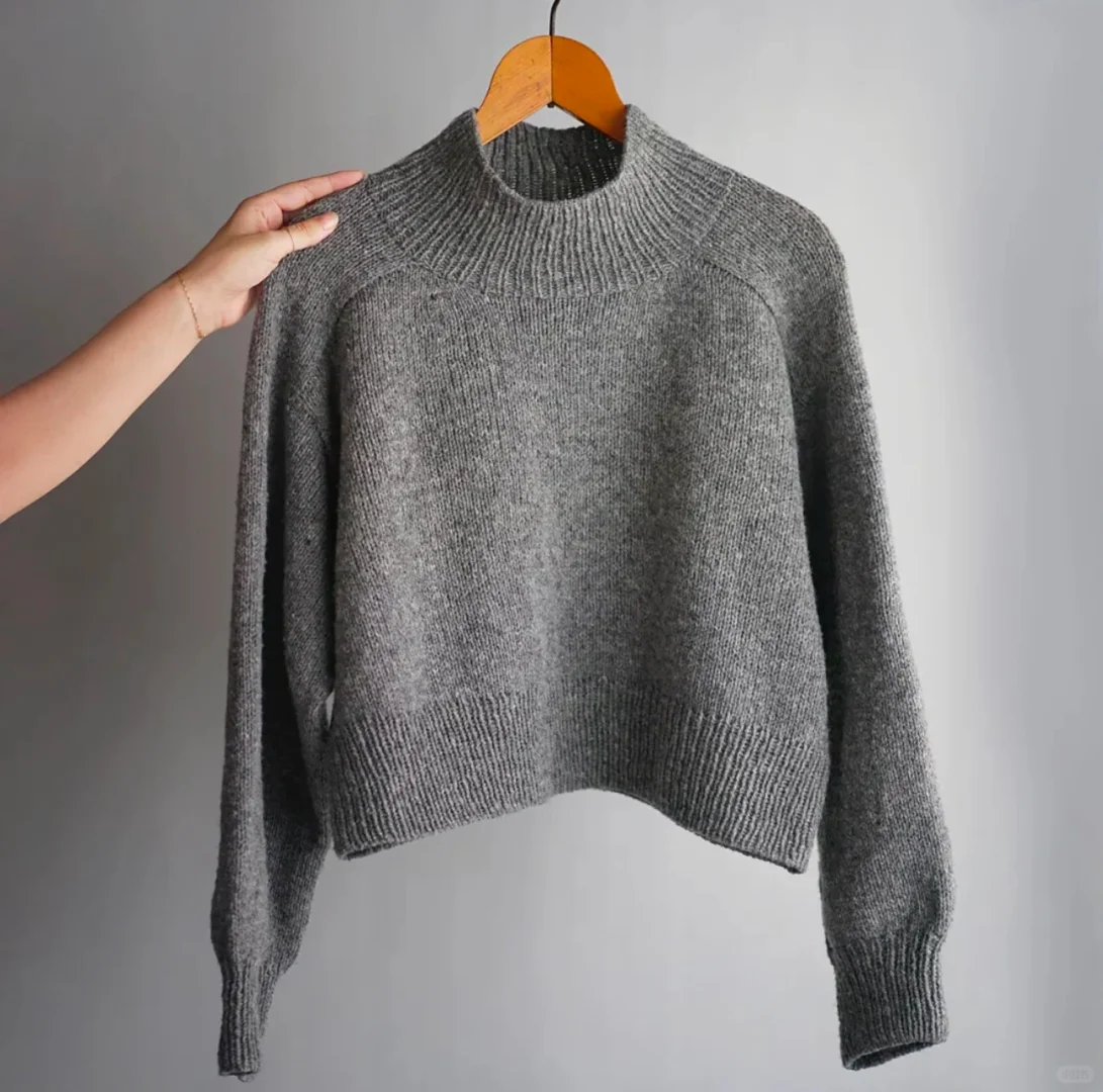 简简单单全靠版型-后背育克毛衣