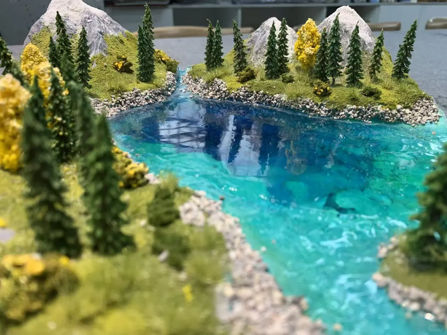 粘土微缩模型-喀斯特地貌