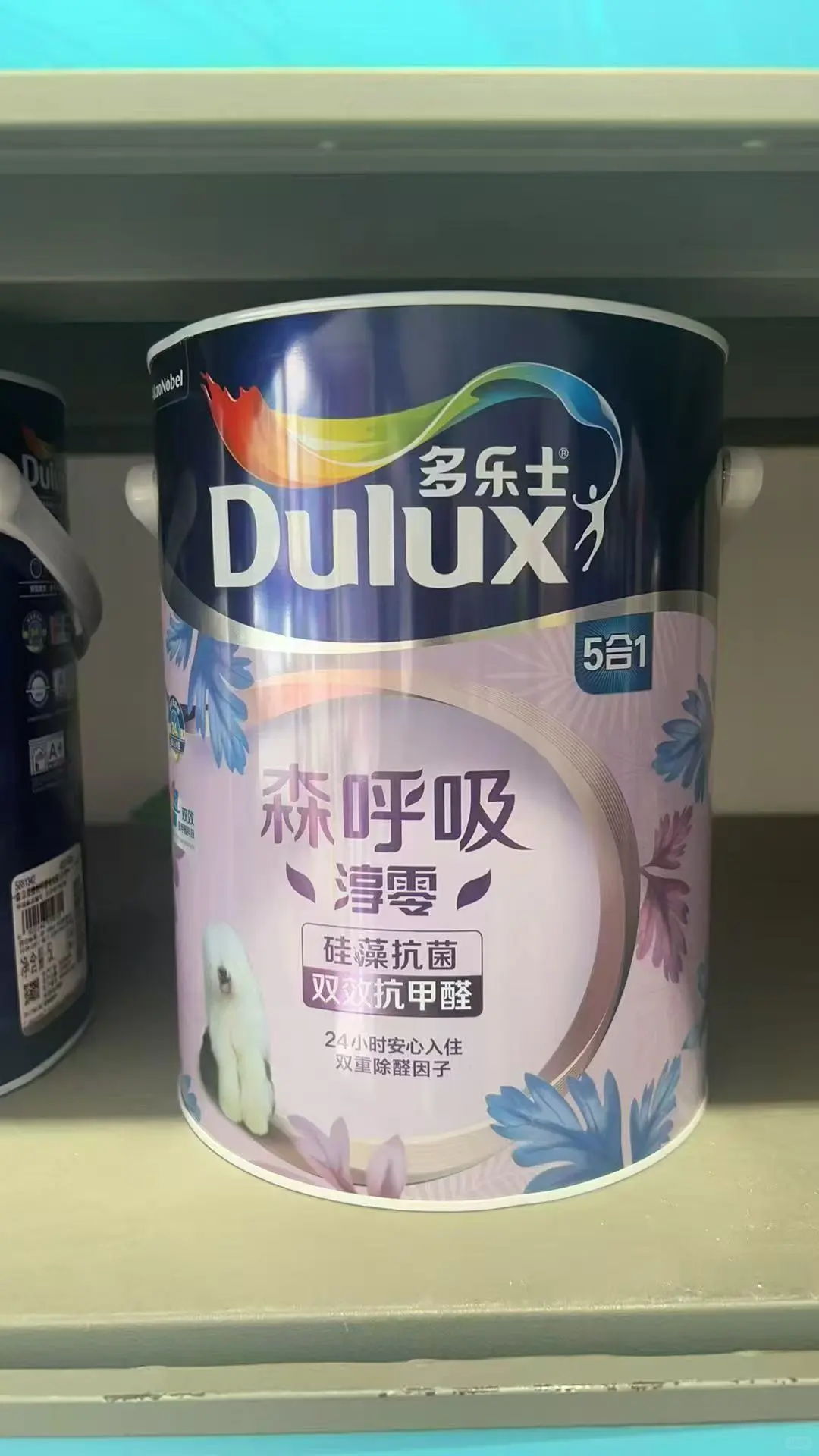 多乐士淳零硅藻抗菌，可开机打质保单✔