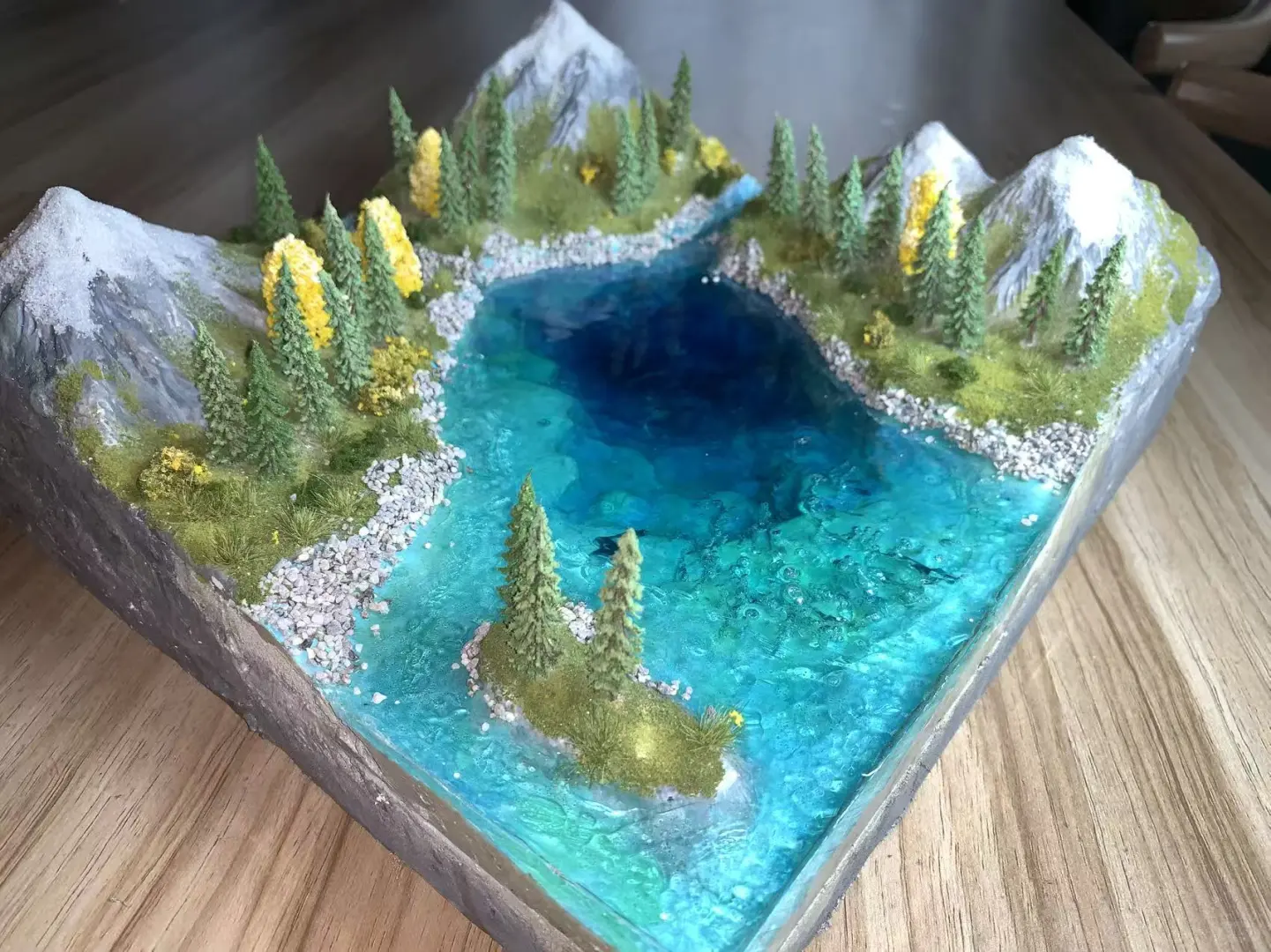 粘土微缩模型-喀斯特地貌