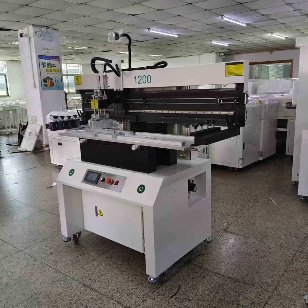 半自动锡膏印刷机灯条单面丝印设备