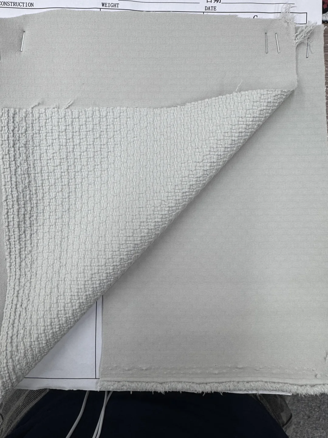 找面料，织的软壳面料!