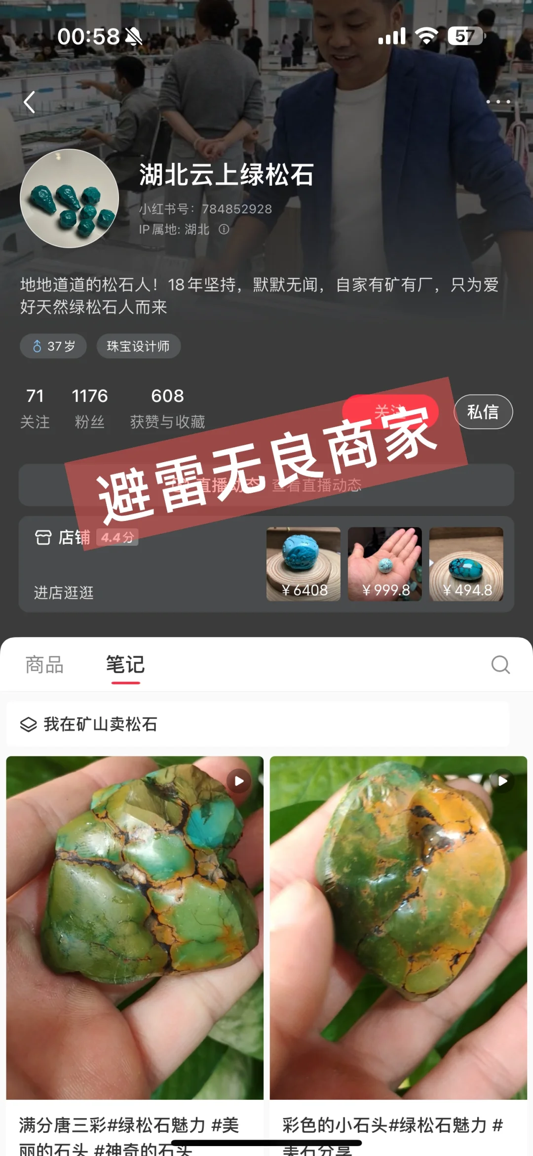 避雷（湖北云上绿松石）