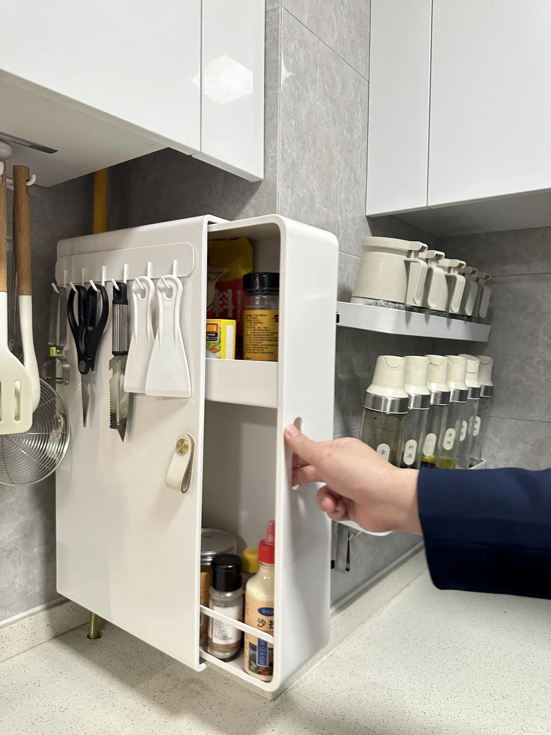 1分钟详解‼️厨房装完还有哪些收纳神器❓?