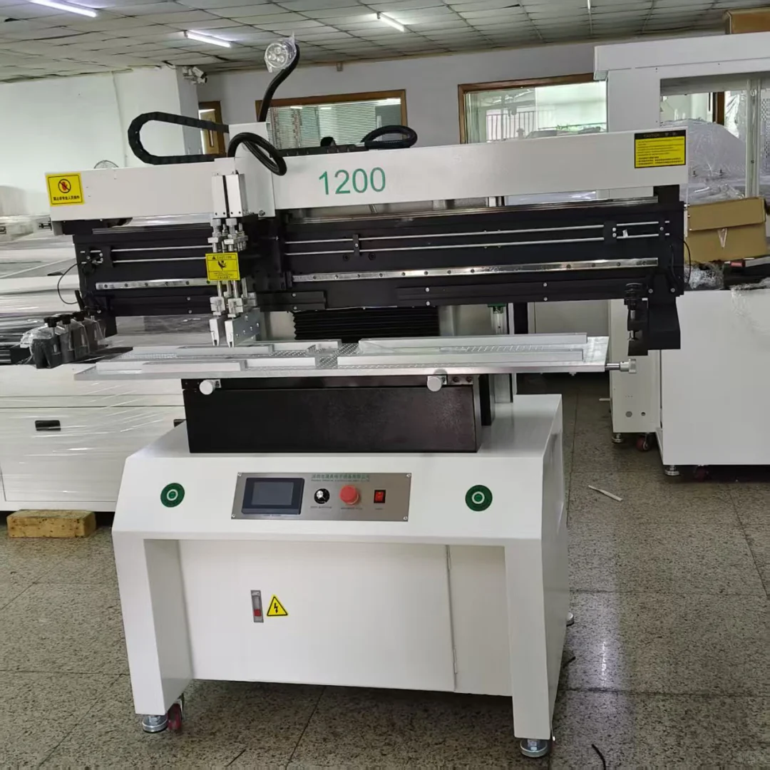 半自动锡膏印刷机灯条单面丝印设备