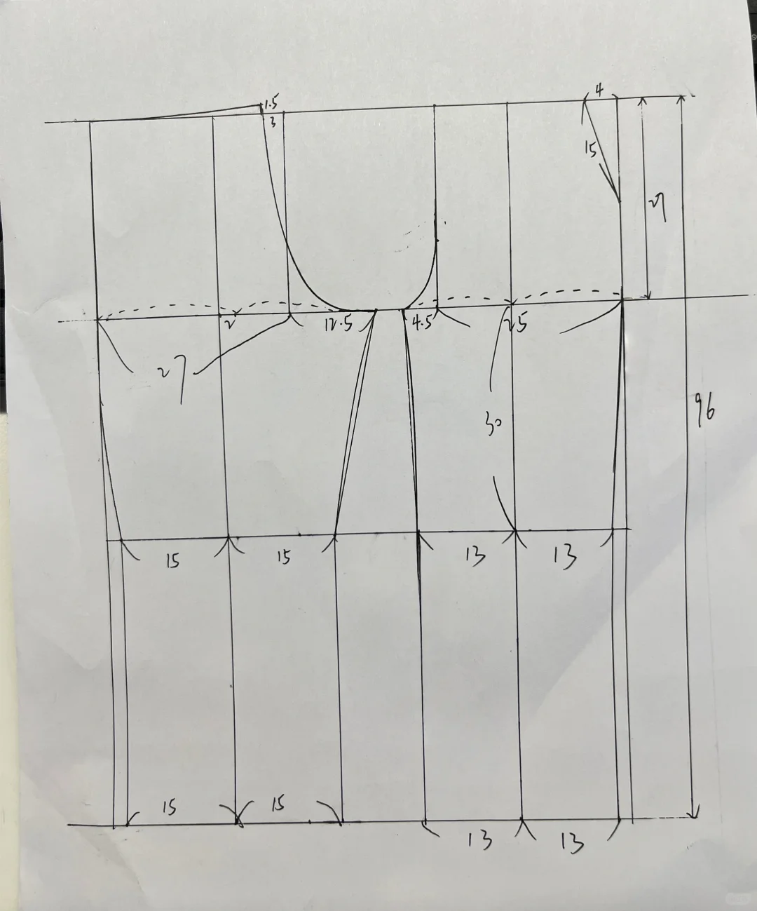 缝纫?记录：不太宽的汉麻宽裤（附裁剪图）