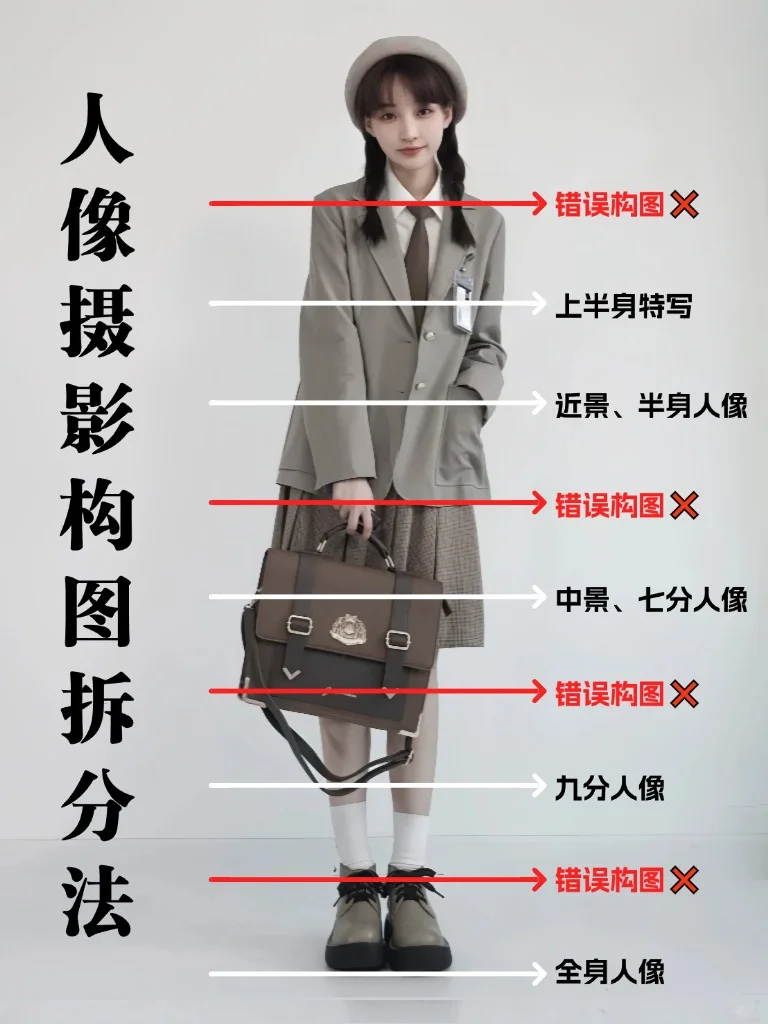 人像构图拆分法‼️不会拍人像一定要看