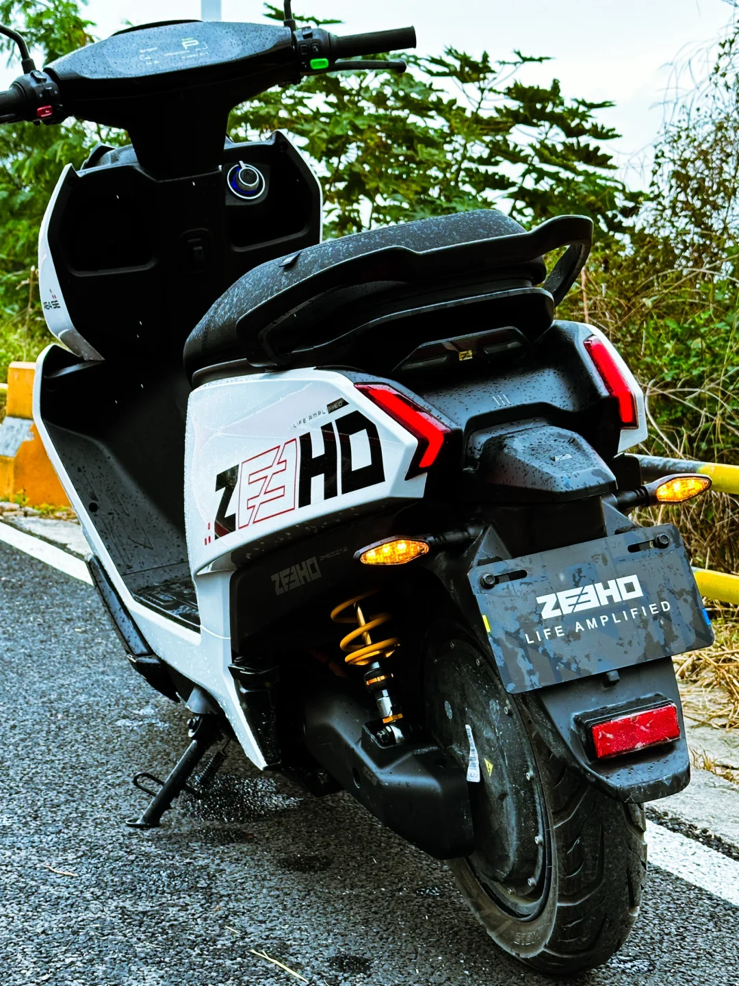 极核AE4电摩换前减震弹簧