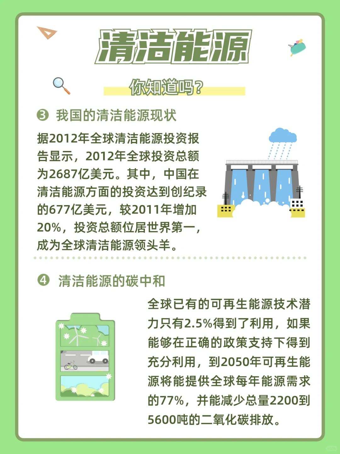 ♻️清洁能源，可再生可持续