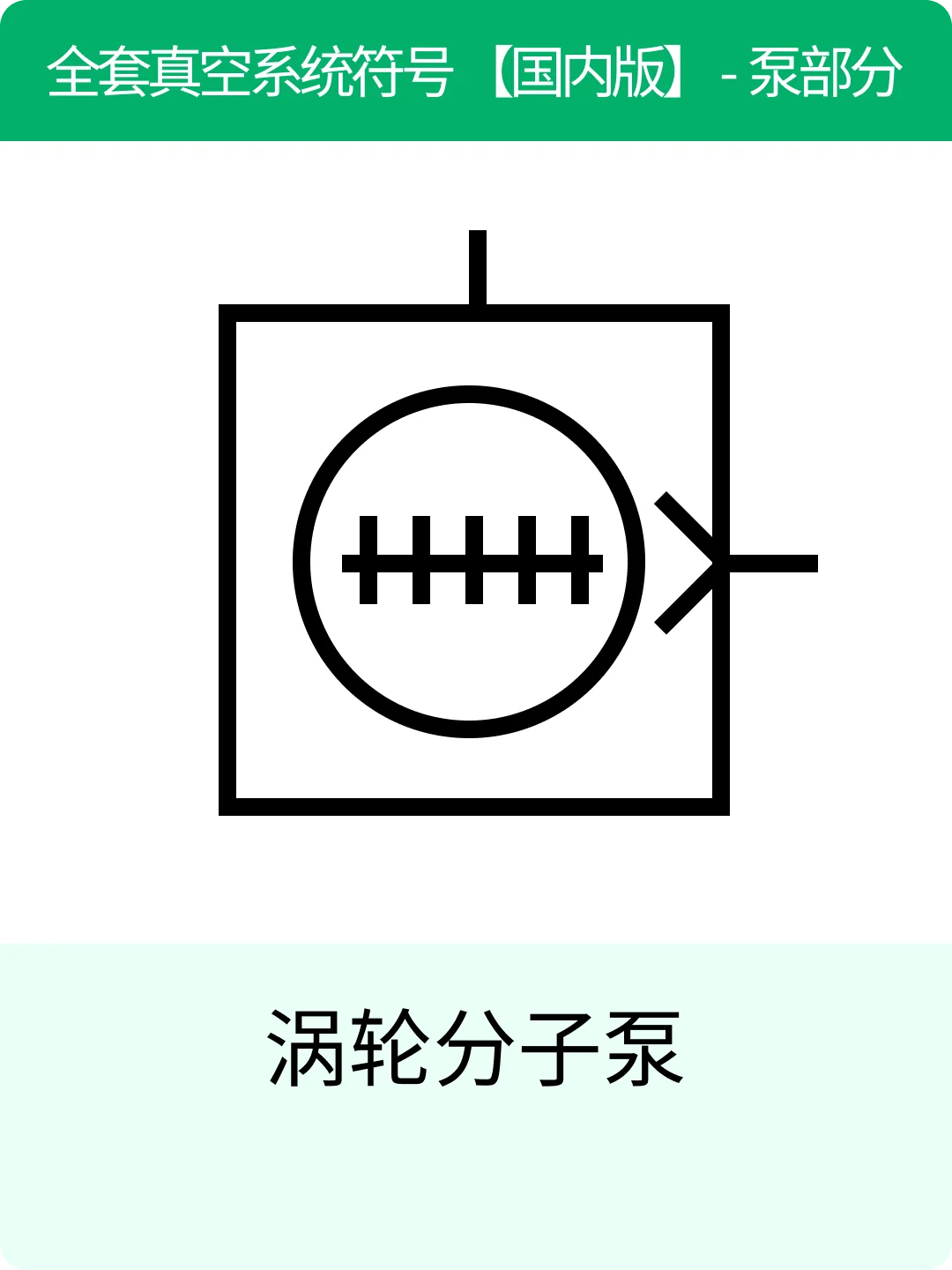 真空系统符号大全（国内版）– 泵（2/3）