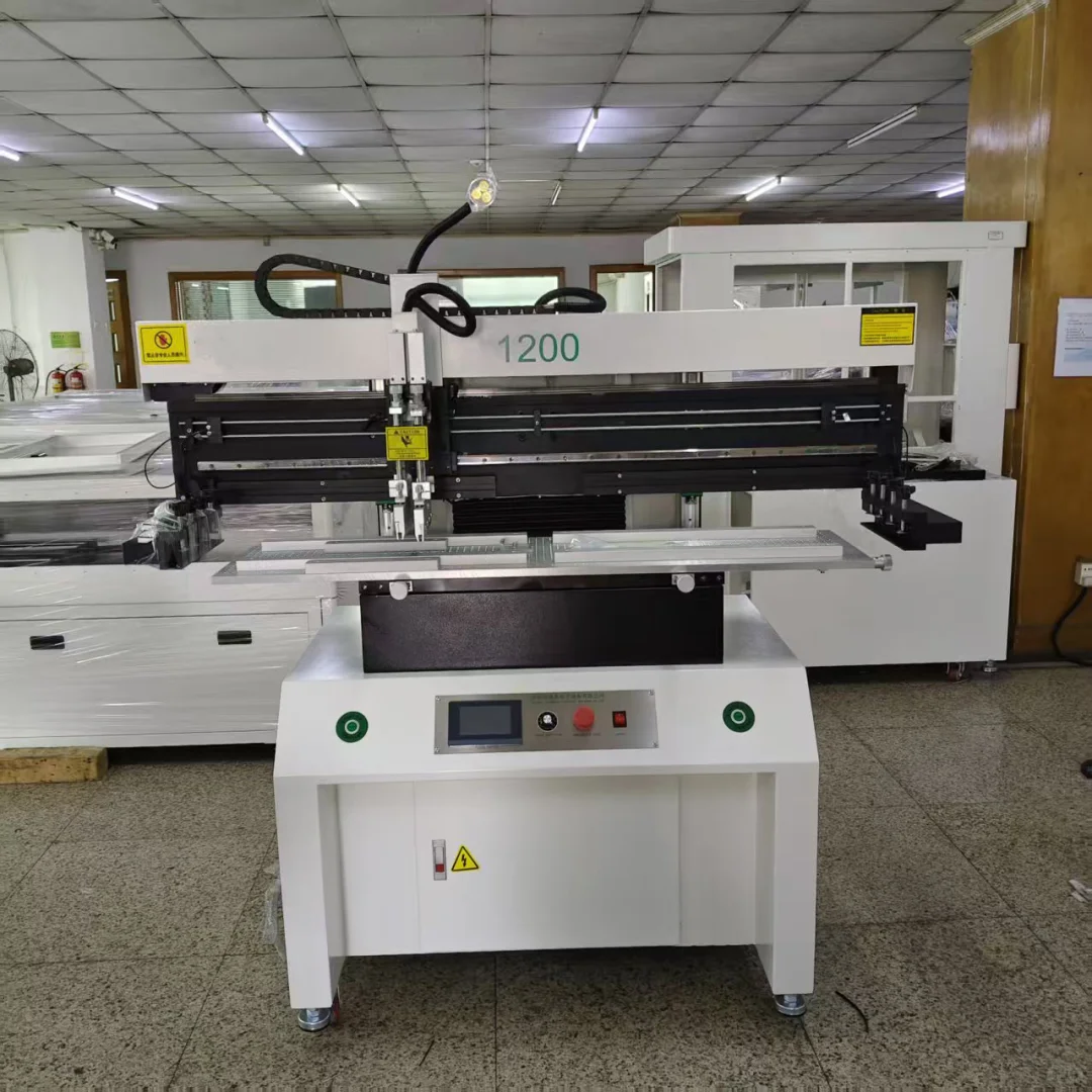 半自动锡膏印刷机灯条单面丝印设备