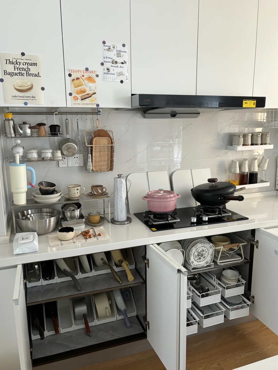 无滤镜下的厨房｜17:30收纳好的干净厨房