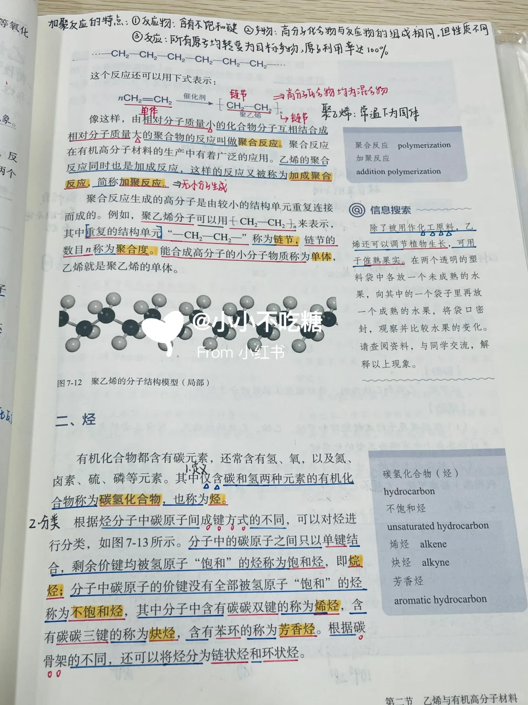 高一化学必修二｜ 乙烯与有机高分子材料