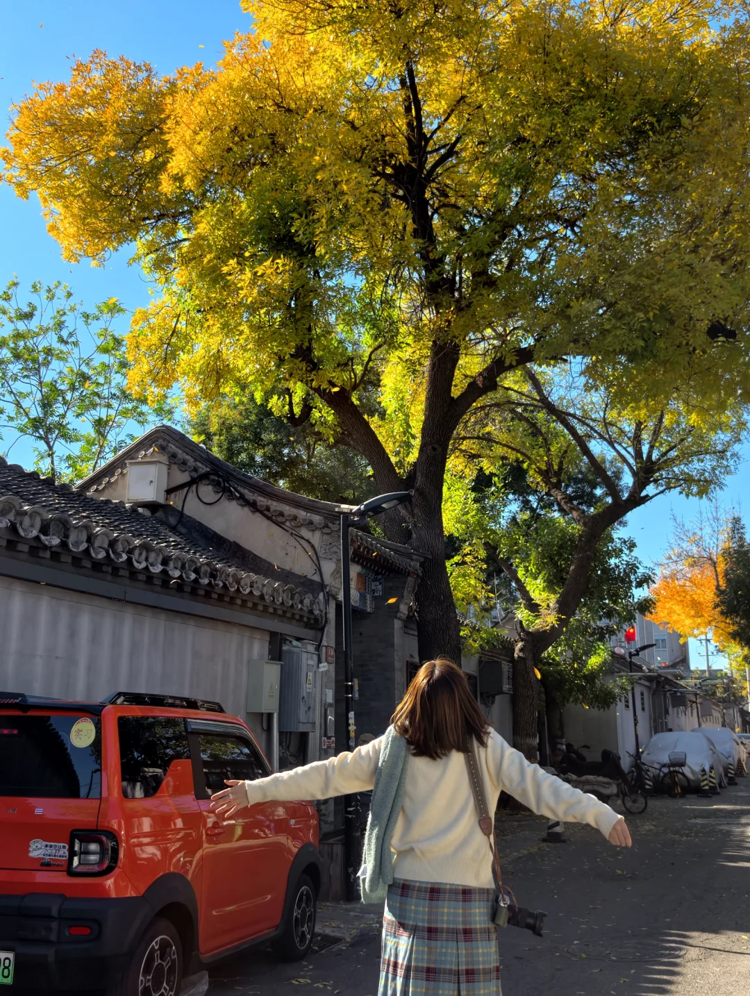 10.26实拍‼️北京5️⃣个人少落叶绝美胡同