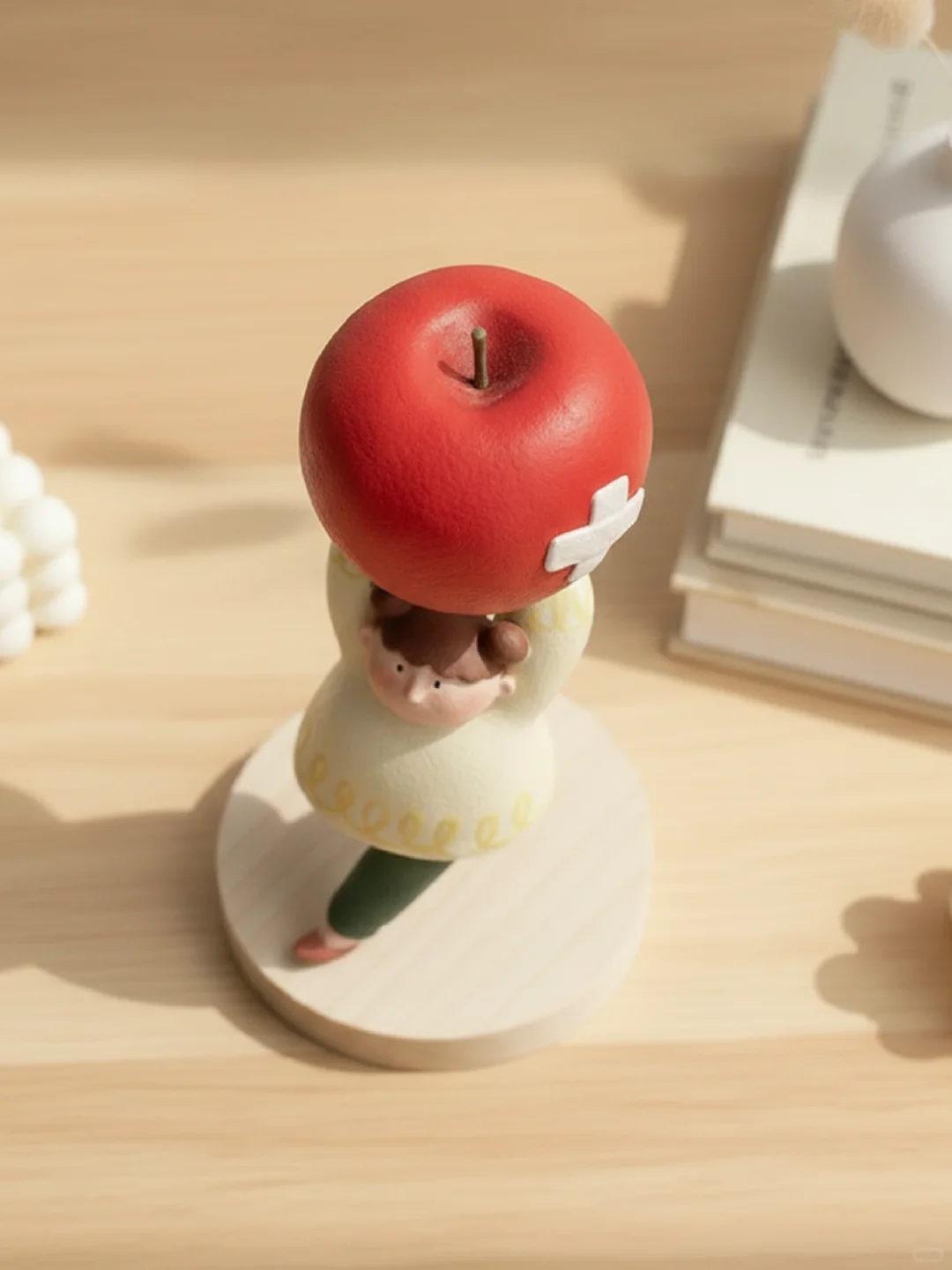 ?苹果小人｜插画转石塑黏土