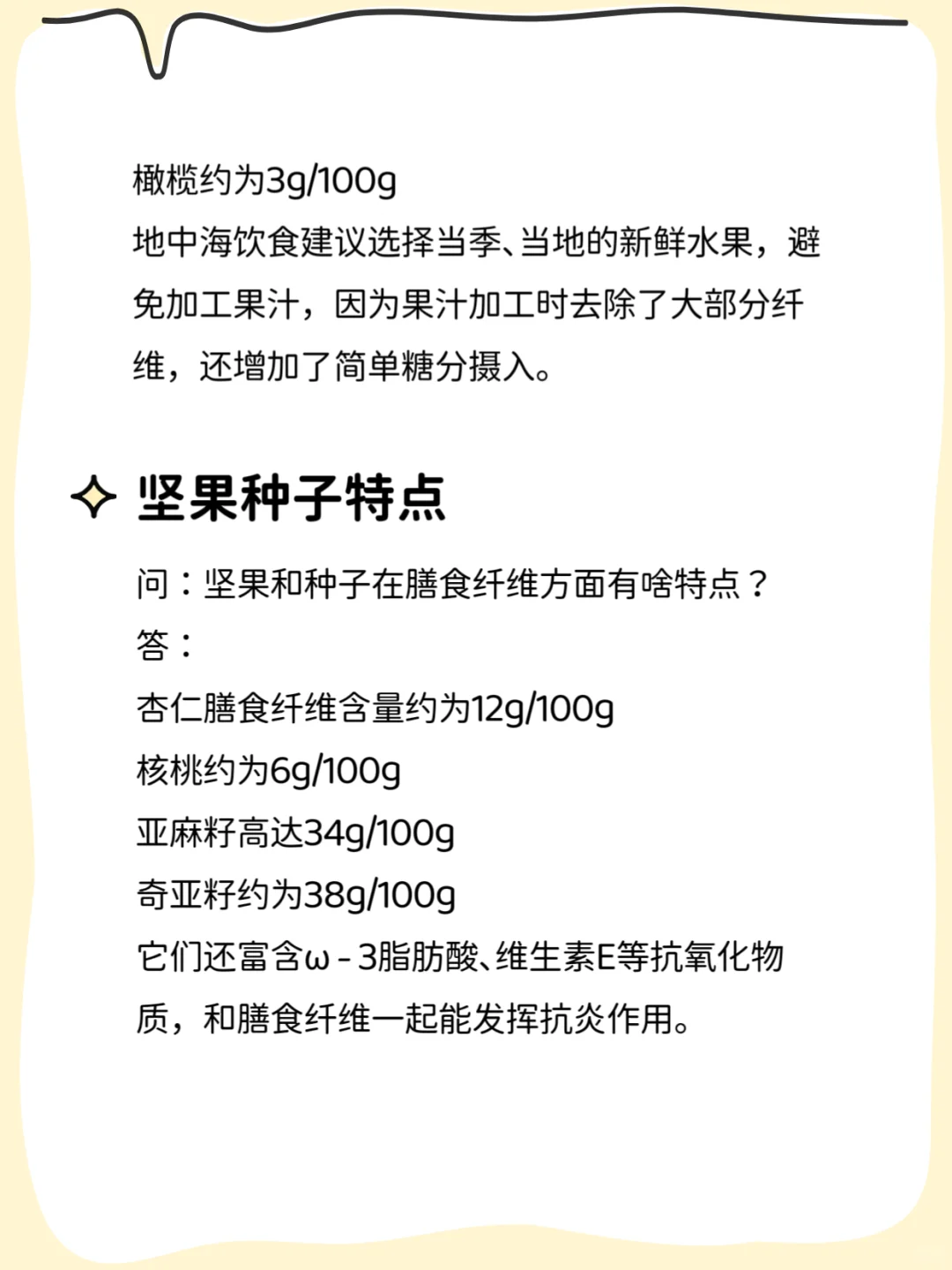 地中海饮食?膳食纤维