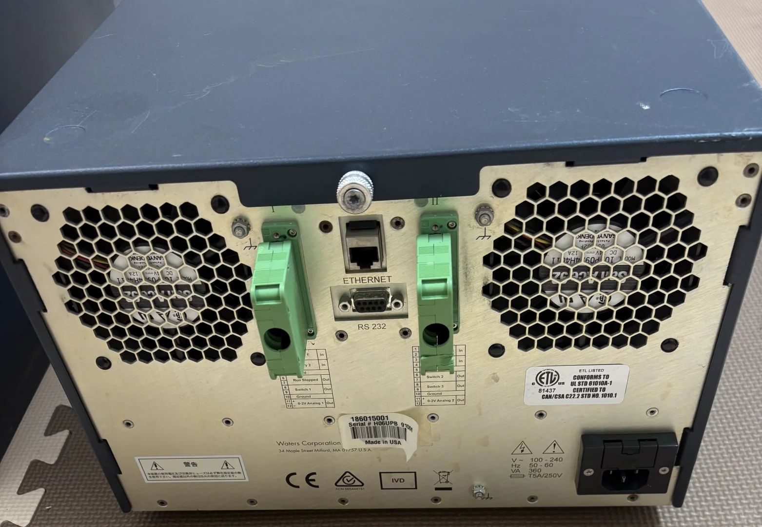 waters 高效液相色谱仪 通电确认