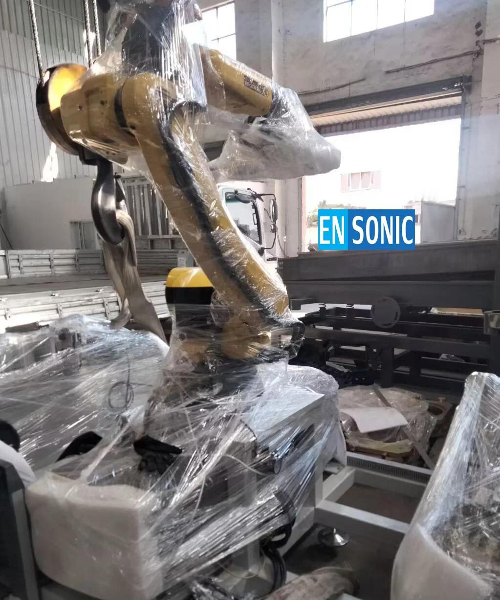 汽车仪表盘内饰支架双工位超声波焊接机器人