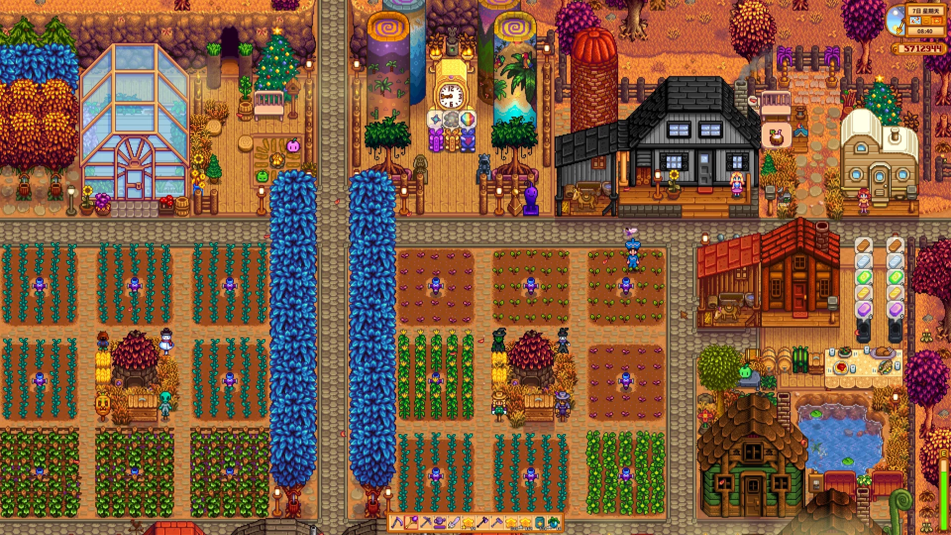 《星露谷物语》鸡舍畜棚装修布局