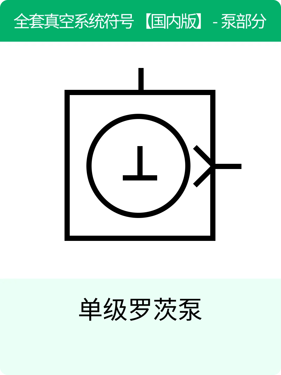 真空系统符号大全（国内版）– 泵（2/3）