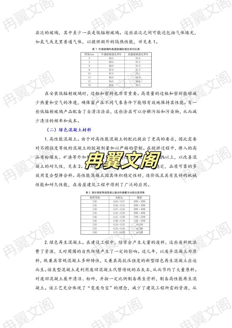 建筑工程材料论文