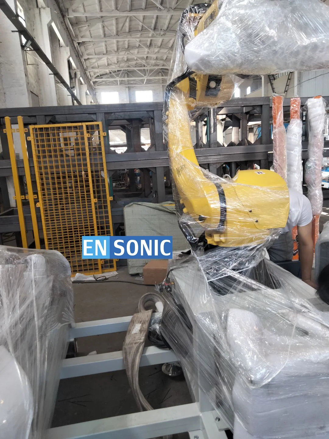 汽车仪表盘内饰支架双工位超声波焊接机器人