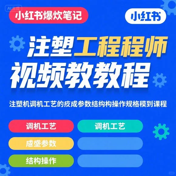 注塑调机工艺-成型参数-结构操作全解析