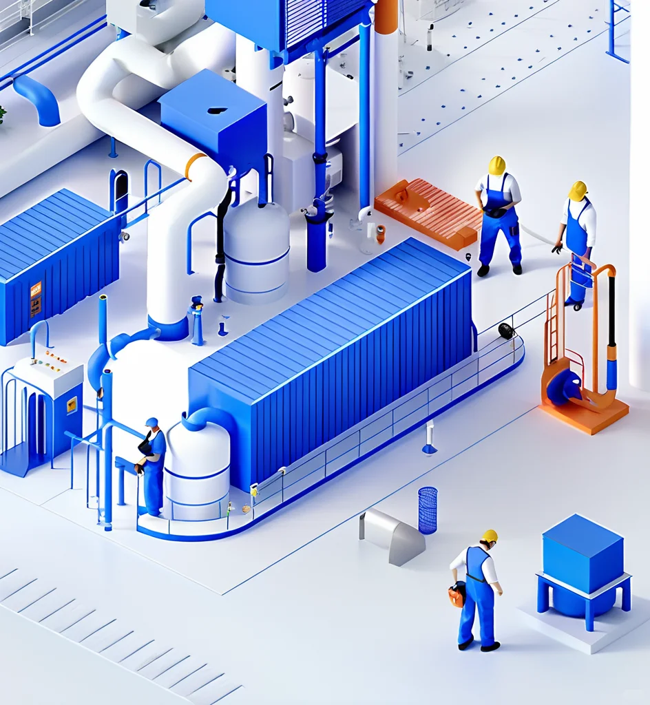 AI生成的B端工厂产线场景（附提示词）