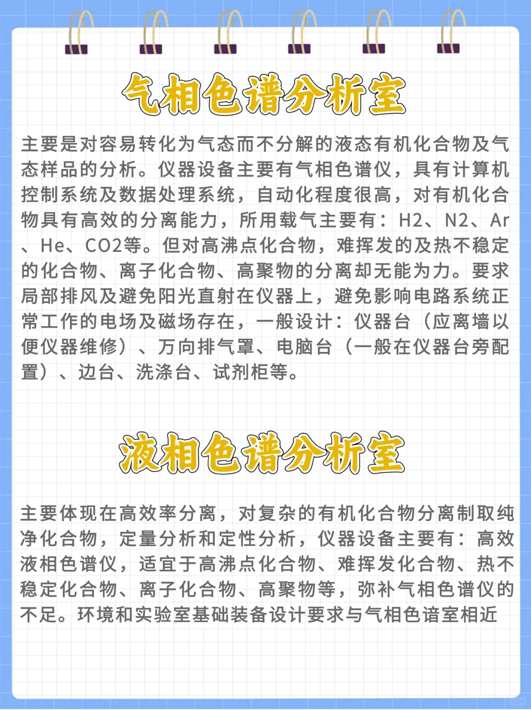 ?实验er必知--仪器分析实验室标准配置