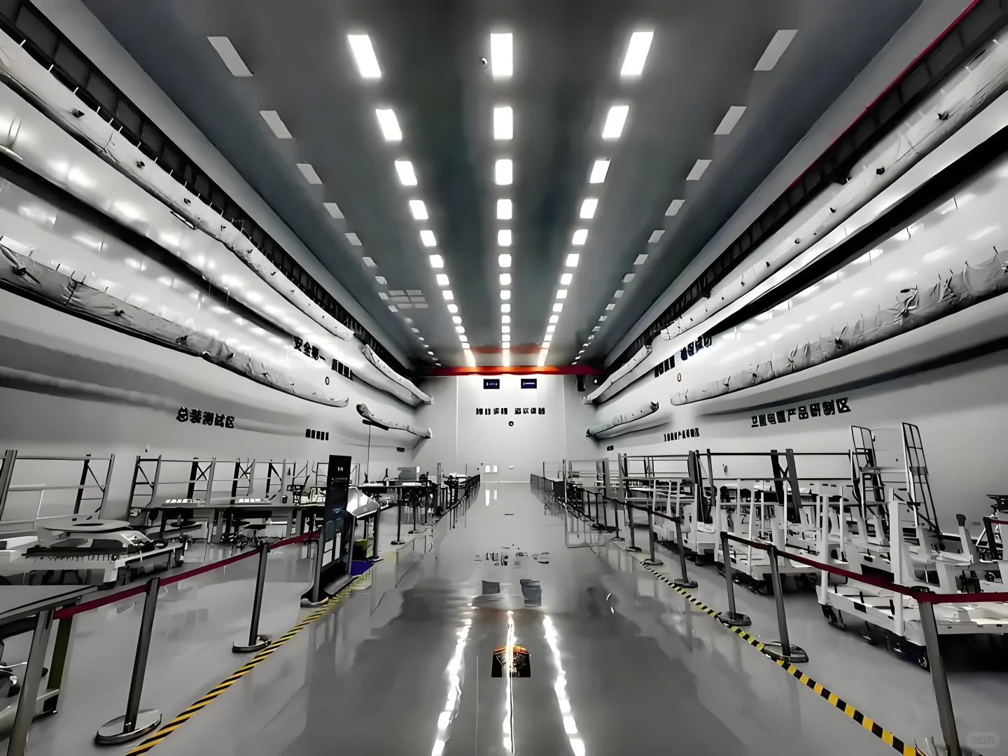 智慧工厂批量生产卫星