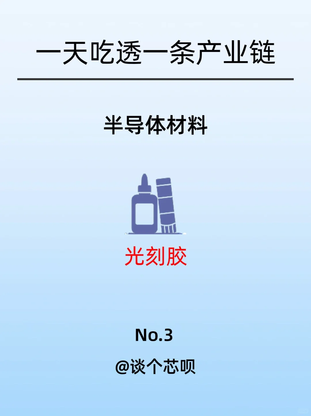 一天吃透一条产业链：No.3光刻胶