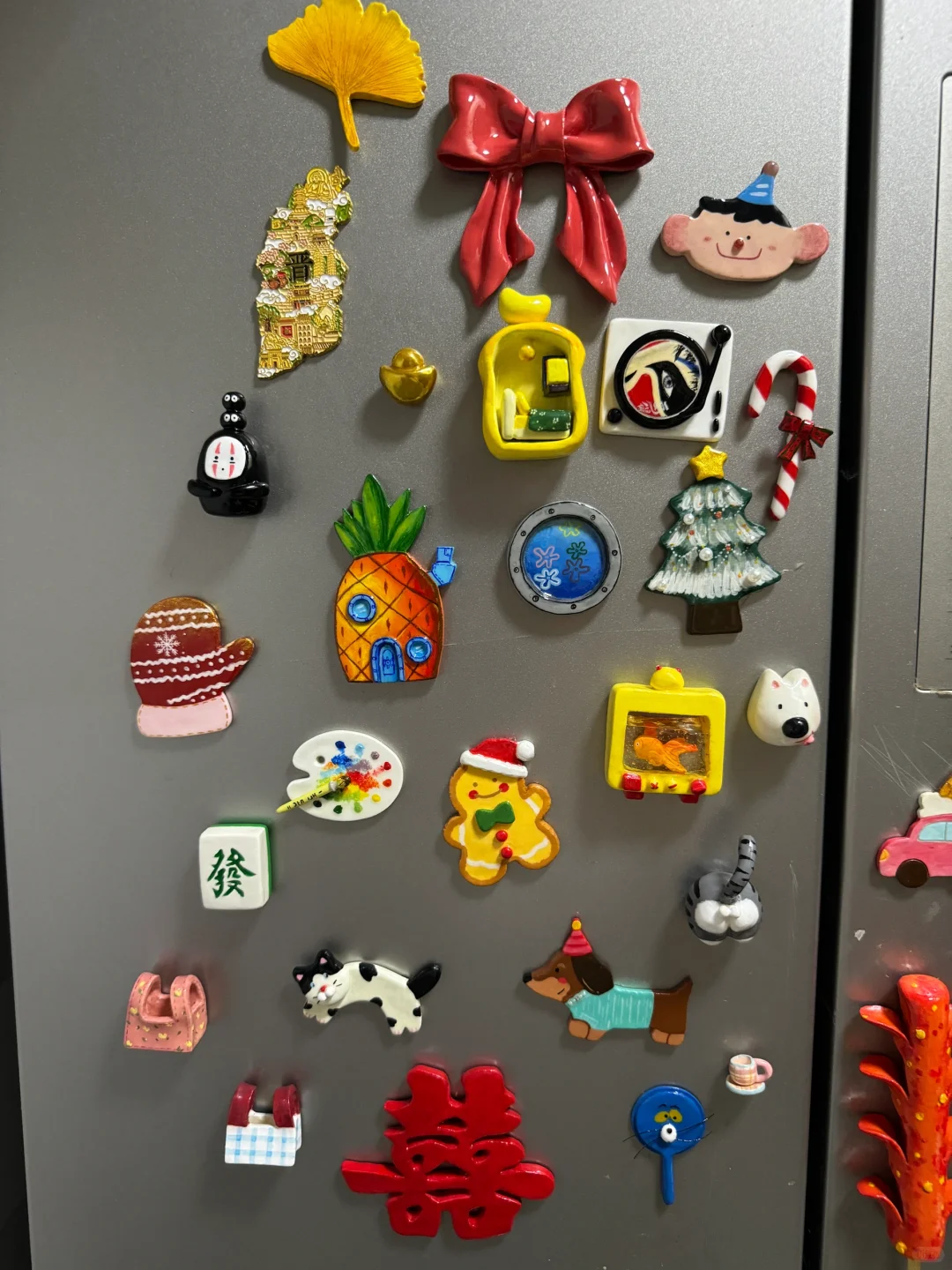 真的好喜欢我的冰箱贴！！！