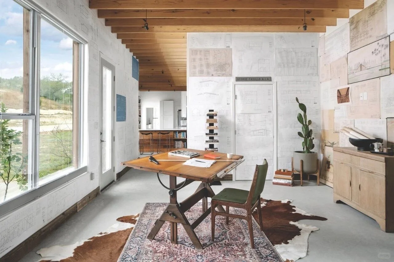 建筑师为退休父母打造坡地景观节能养老房