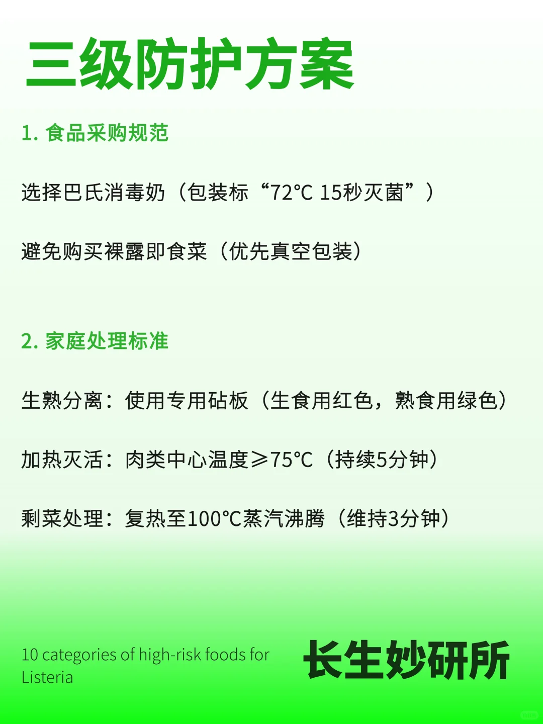 李斯特菌的10类高危食品！一定要警惕...