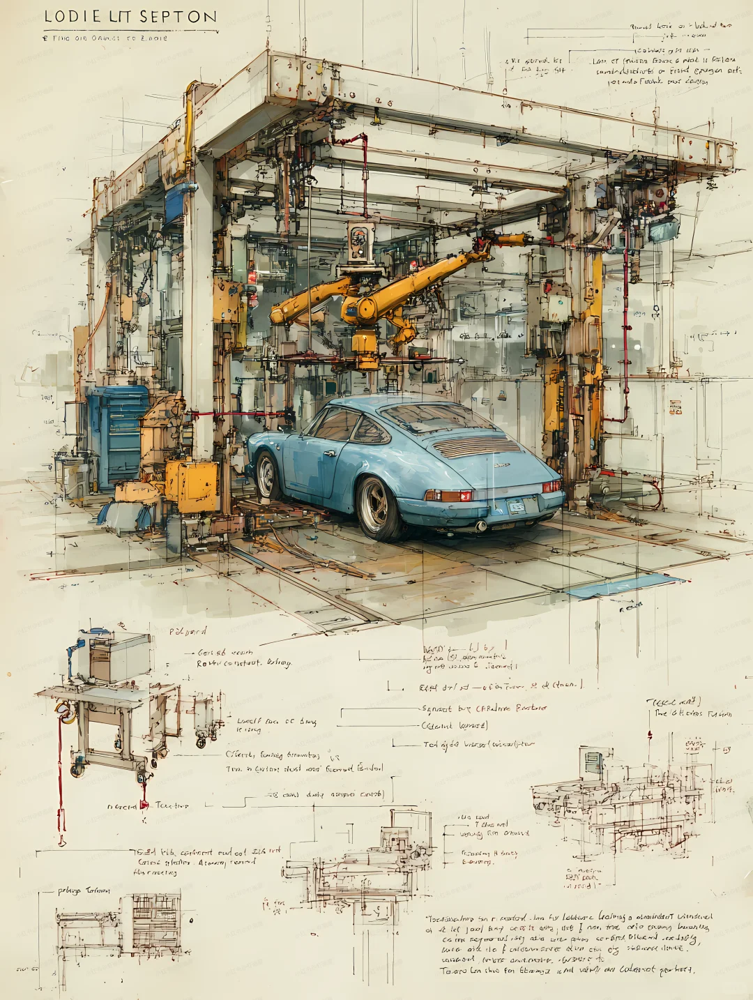 汽车生产线|提示词分享