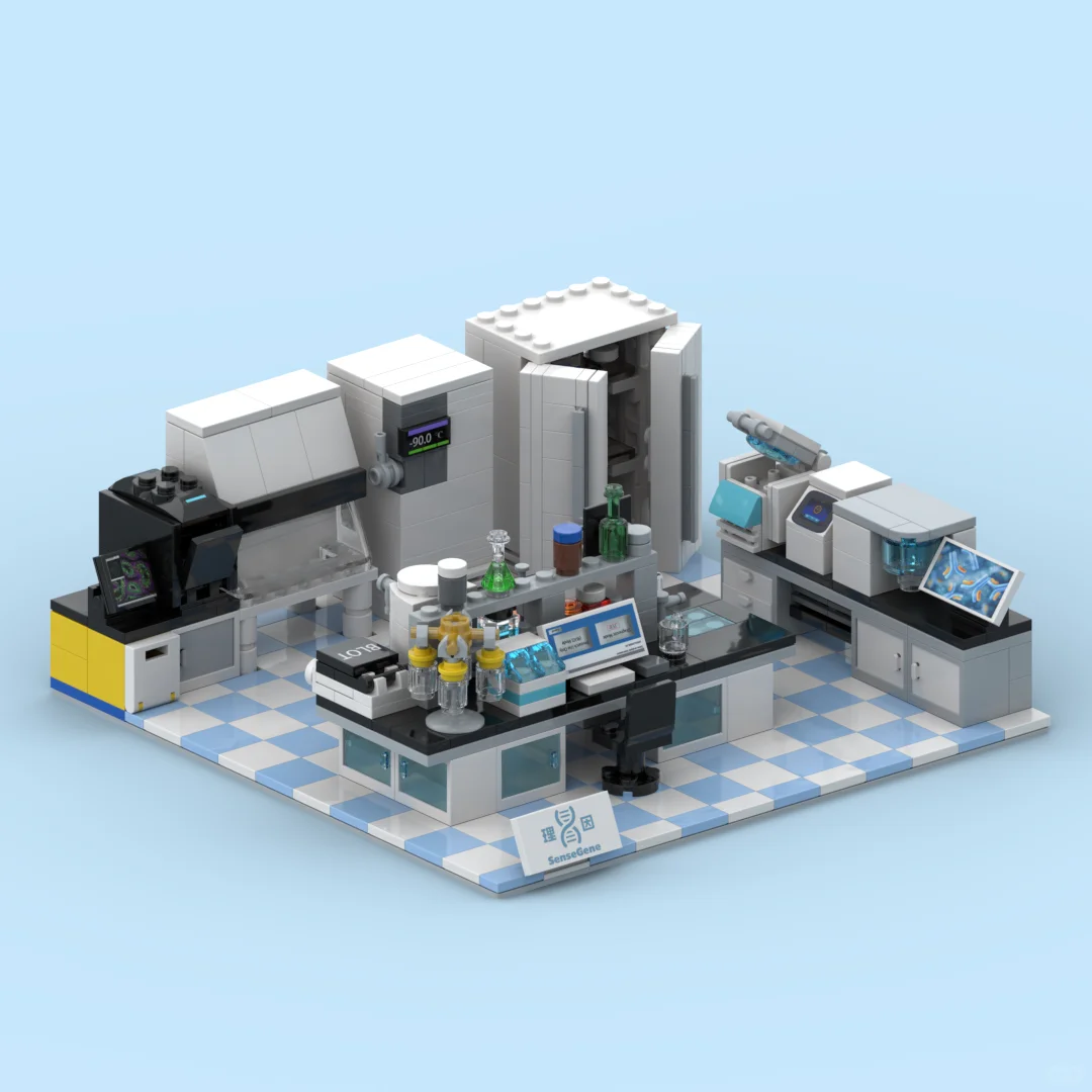 实验室设备大全套积木！