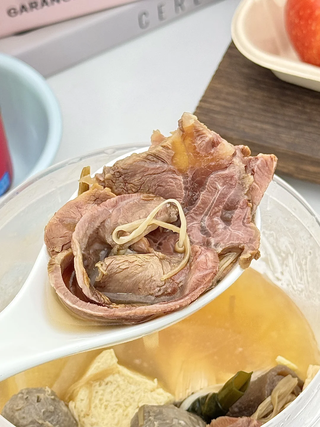 打工人下班福音！七鲜这杯牛腱烫捞杯太治愈